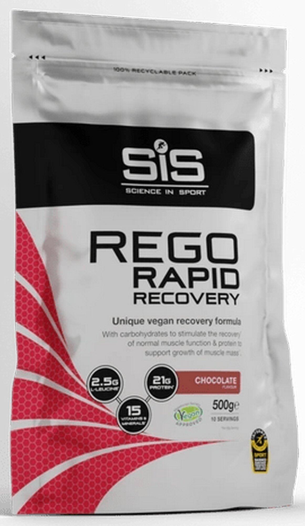 SCIENCE IN SPORT REGO Rapid Recovery - 21g Protein - Chocolate - 500g