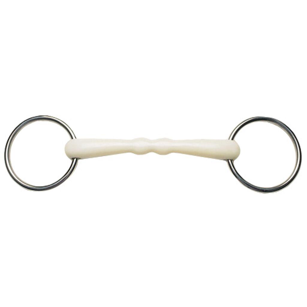 Snaffle, mullen mouth and free ring bits for horses Weatherbeeta Korsteel Flexi