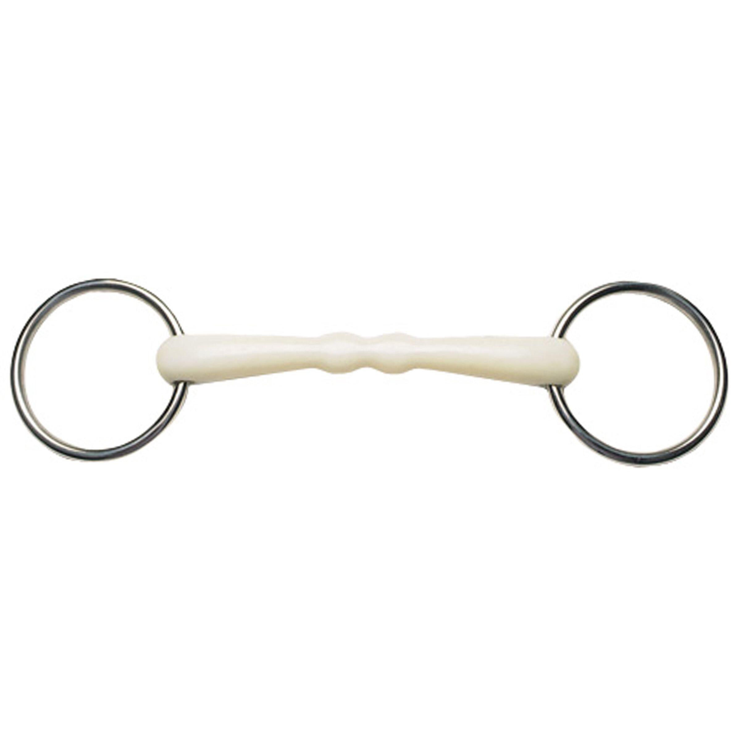Weatherbeeta - Mors À Filet,bouche Mullen Et À Anneau Libre Pour Cheval Weatherbeeta Korsteel F - Mors - Blanc - 11,5 Cm - Decathlon