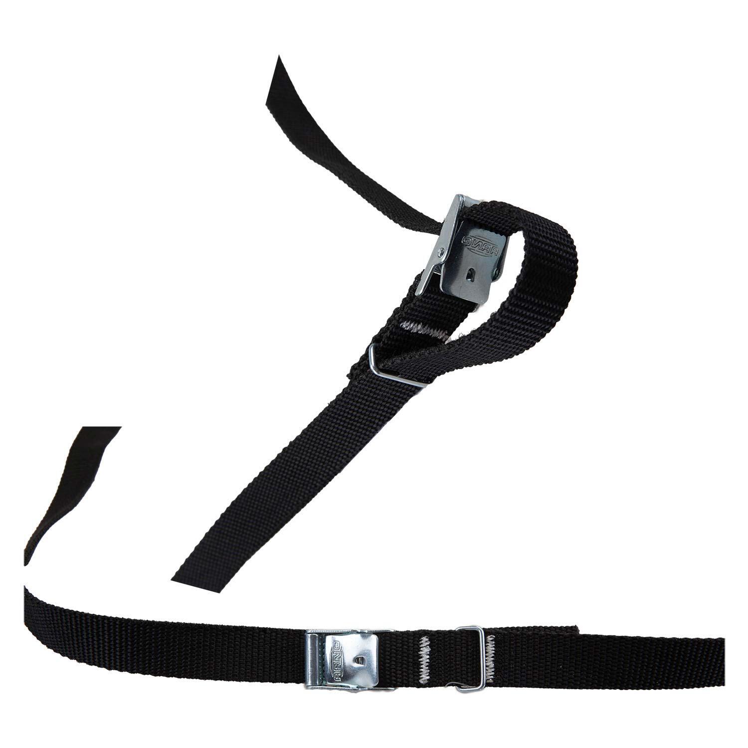 SUMMIT Lashing Strap With Buckle 1.5M Strap Secure Luggage 1.5m Black X 1 Pack of 2