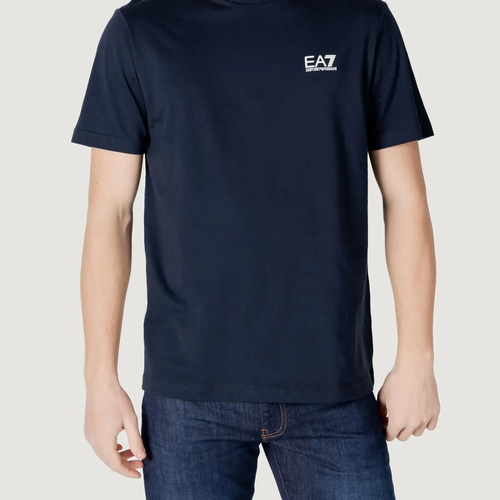 crop top t-shirt  BLUE