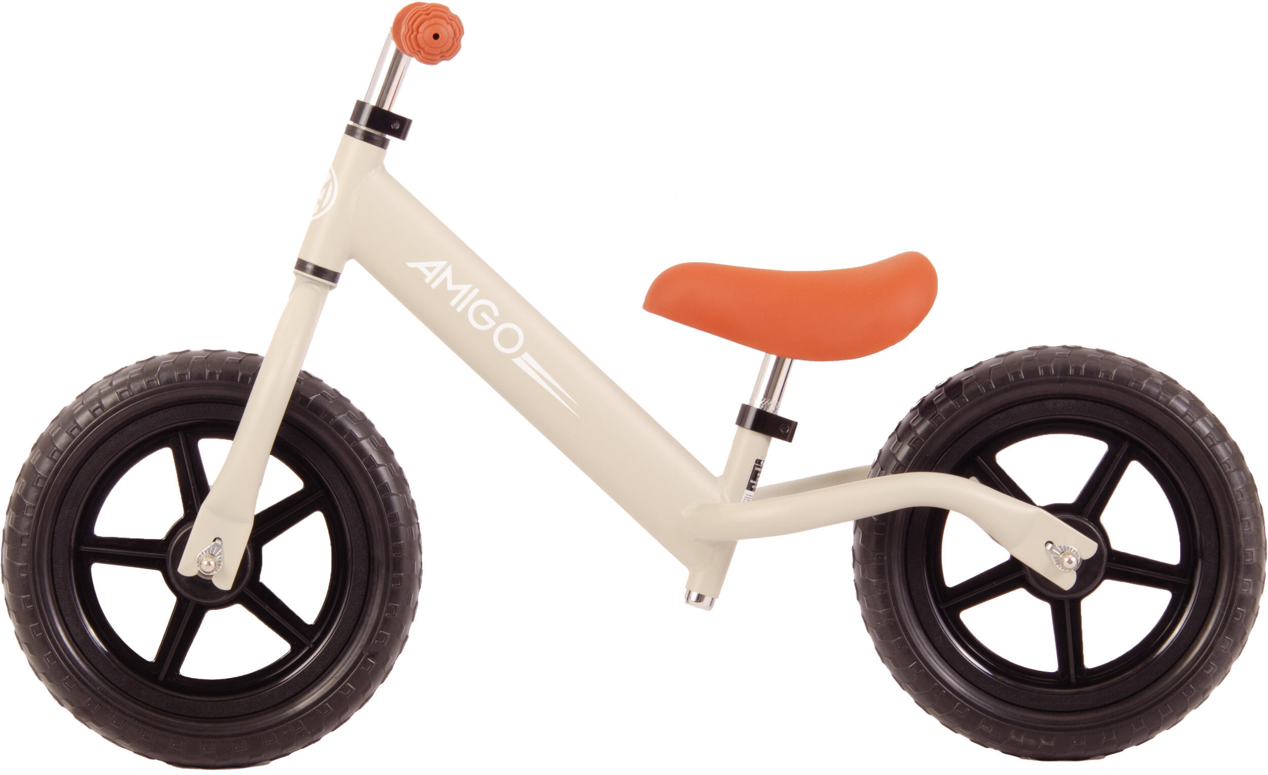 AMIGO Draisienne à 2 roues Hopper Loopfiets 12 Pouces Junior De couleur sable 5/7
