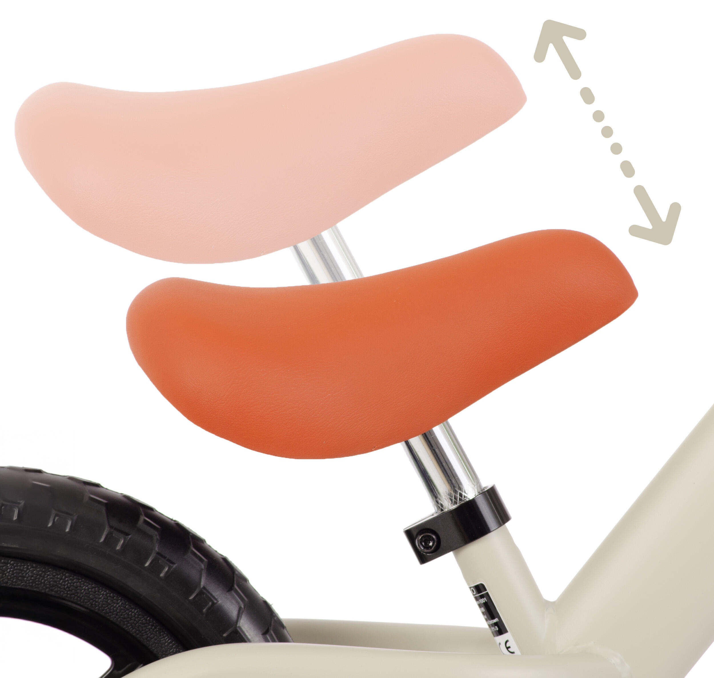 AMIGO Draisienne à 2 roues Hopper Loopfiets 12 Pouces Junior De couleur sable 4/7