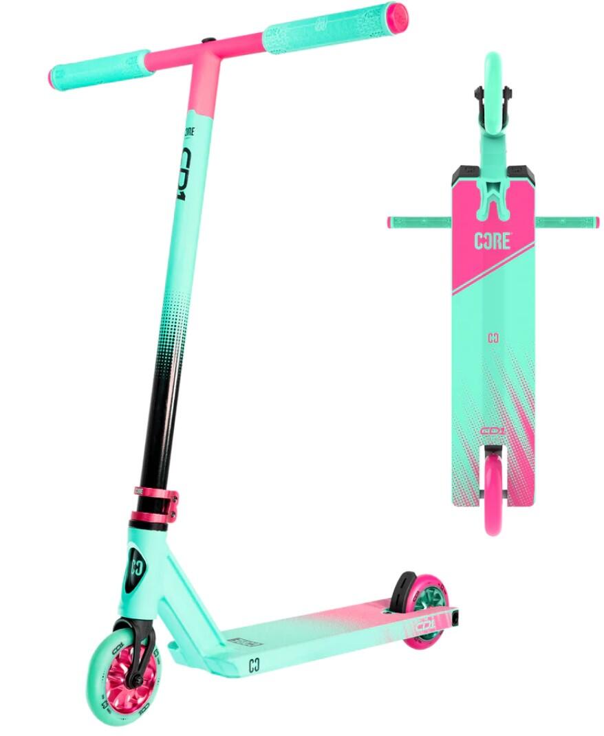 CORE CD1 Stunt Scooter Park 78cm Petrol/Pink 2/7