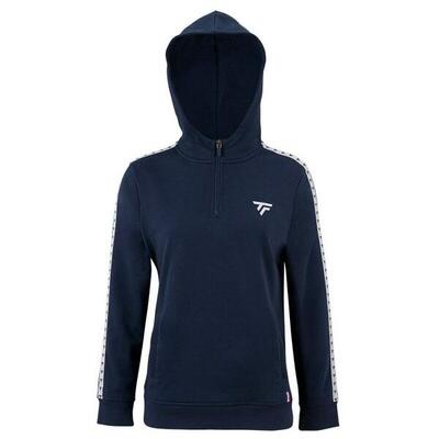 Sweatshirt Kapuzenpullover mit Reißverschluss. Damen Tecnifibre