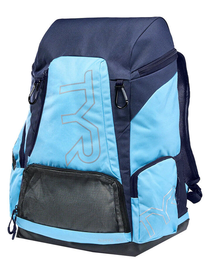 light blue / navy blue