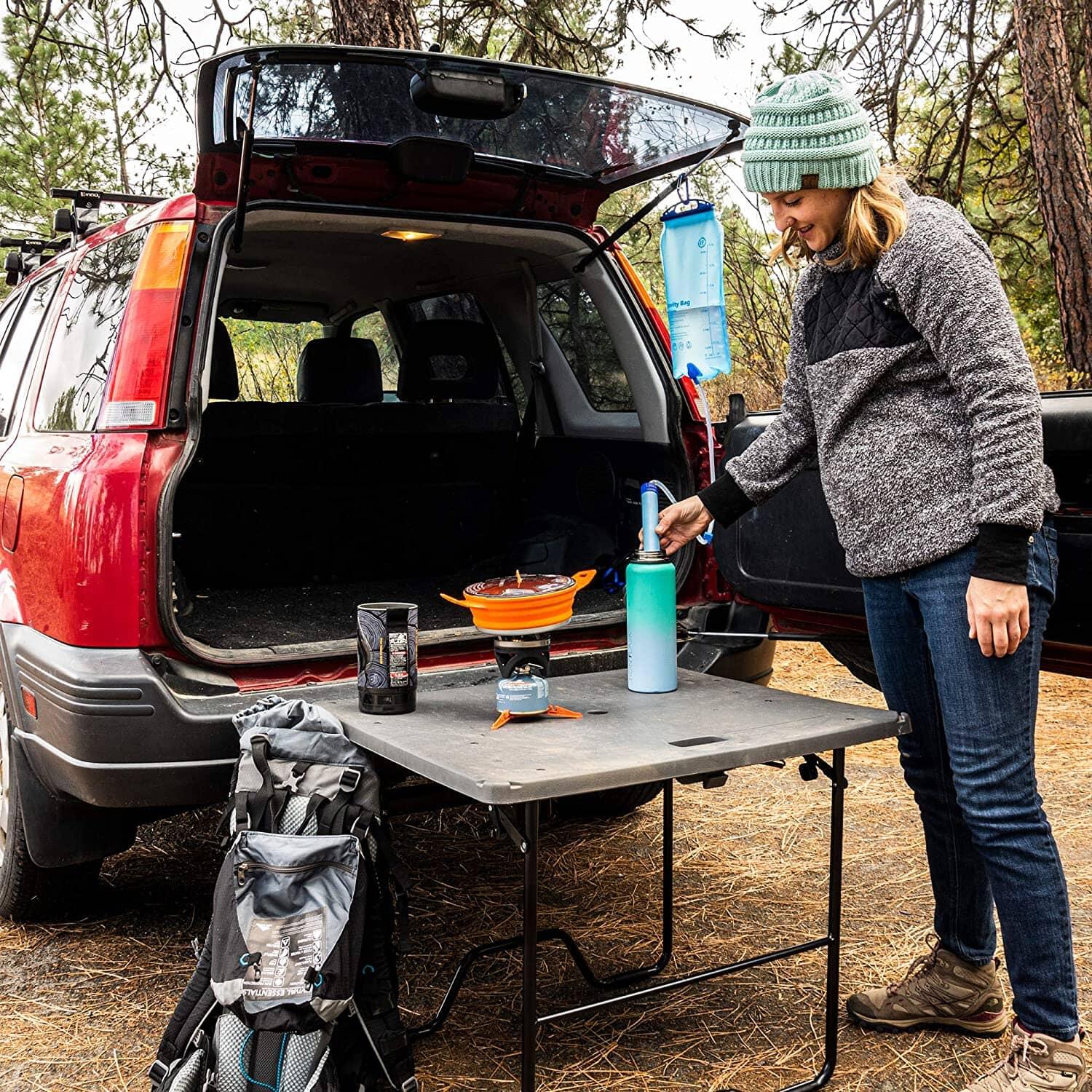 Filtro Acqua Portatile di Sopravvivenza + Serbatoio 6L Inuitz 3/7