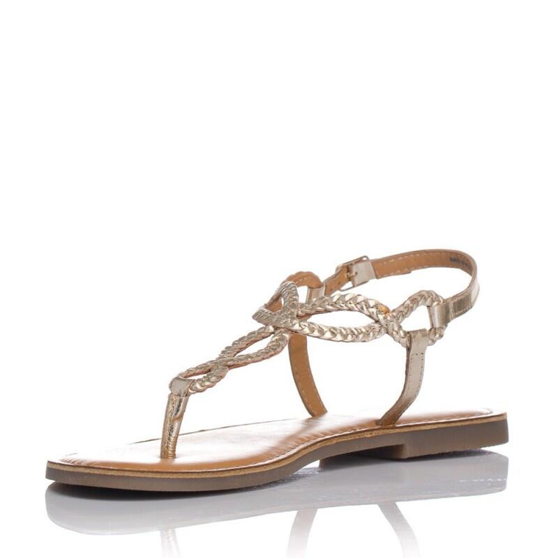Sandalias Planas Gioseppo Mujer Merignas Metalizado 3/5