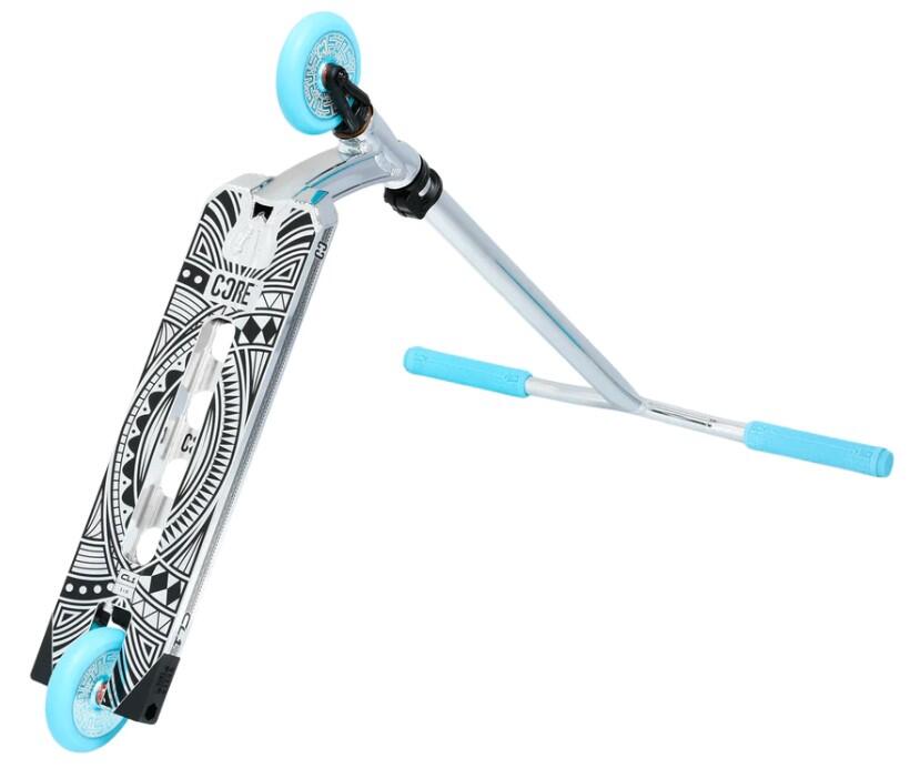 CORE CL1 Stunt-Scooter Park H=86cm Chrome/Teal 4/7