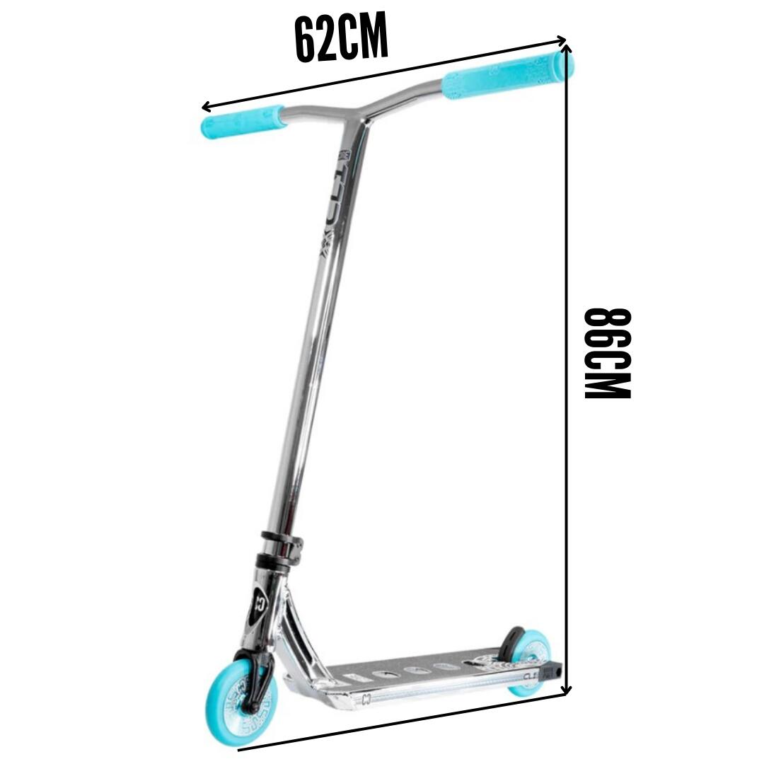 CORE CL1 Stunt-Scooter Park H=86cm Chrome/Teal 2/7