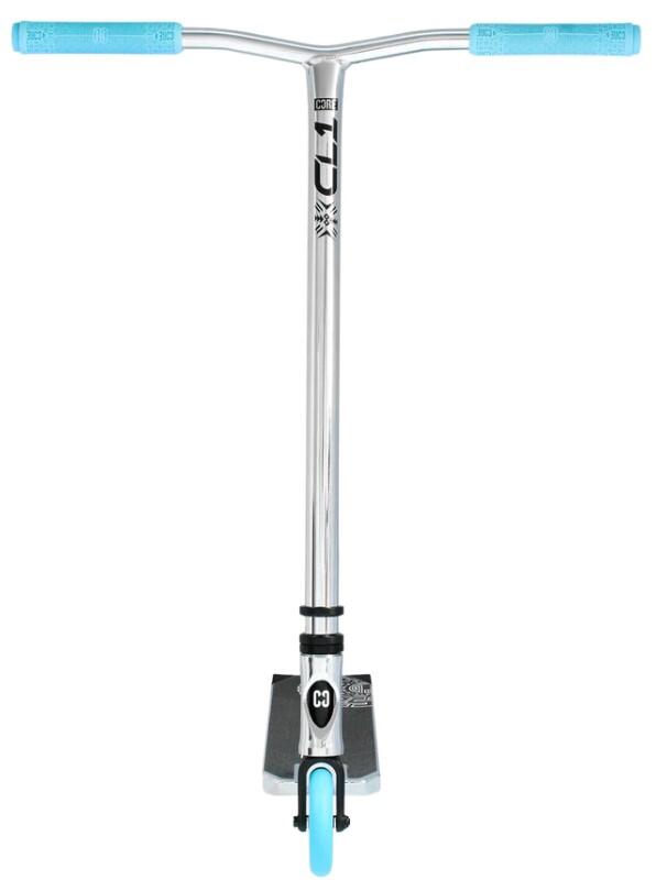 CORE CL1 Stunt-Scooter Park H=86cm Chrome/Teal 6/7