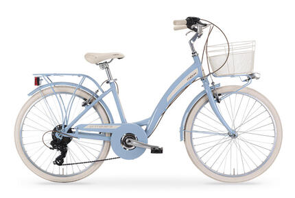 Mädchenfahrrad Primavera 24 Zoll, hellblau
