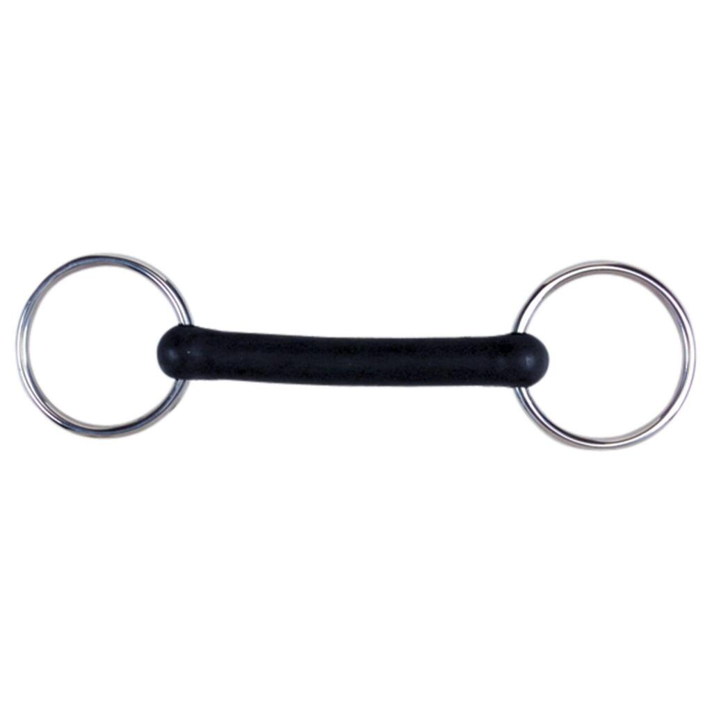 Rubber snaffle and free ring bits for horses Weatherbeeta Korsteel Flexi