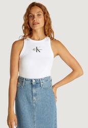 débardeur MONOLOGO RIB TANK FEMME BLANC
