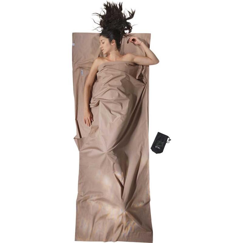 Cocoon - Drap De Voyage Cocoon 100 % Coton – Khaki Comfort - Drap De Sac De Couchage - Taille Unique - Decathlon