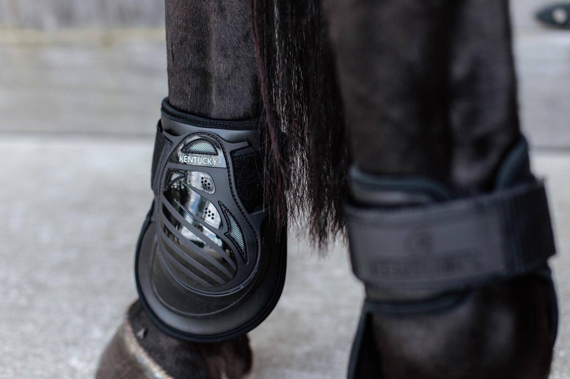 KENTUCKY HORSEWEAR Kentucky Deep Fetlock Boots - Kogelbeschermers Zwart