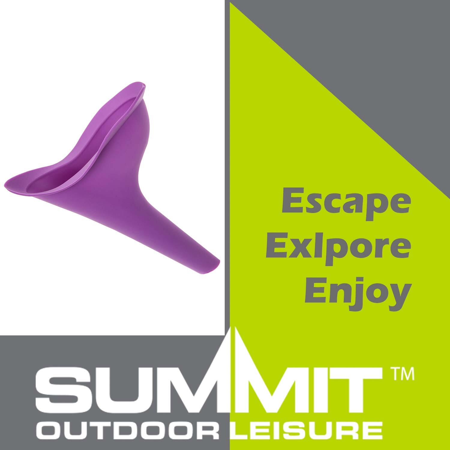 Female Portable Urinal Soft & Flexible Easy To Use 11.5cm x 17.2cm Purple X 1 4/7