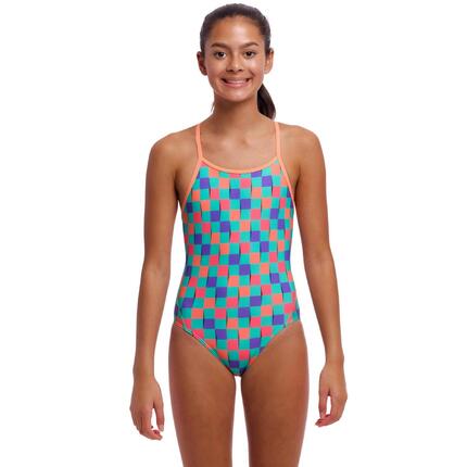 Strój kąpielowy jednoczęściowy FUNKITA Flip Flop - dziewczęcy