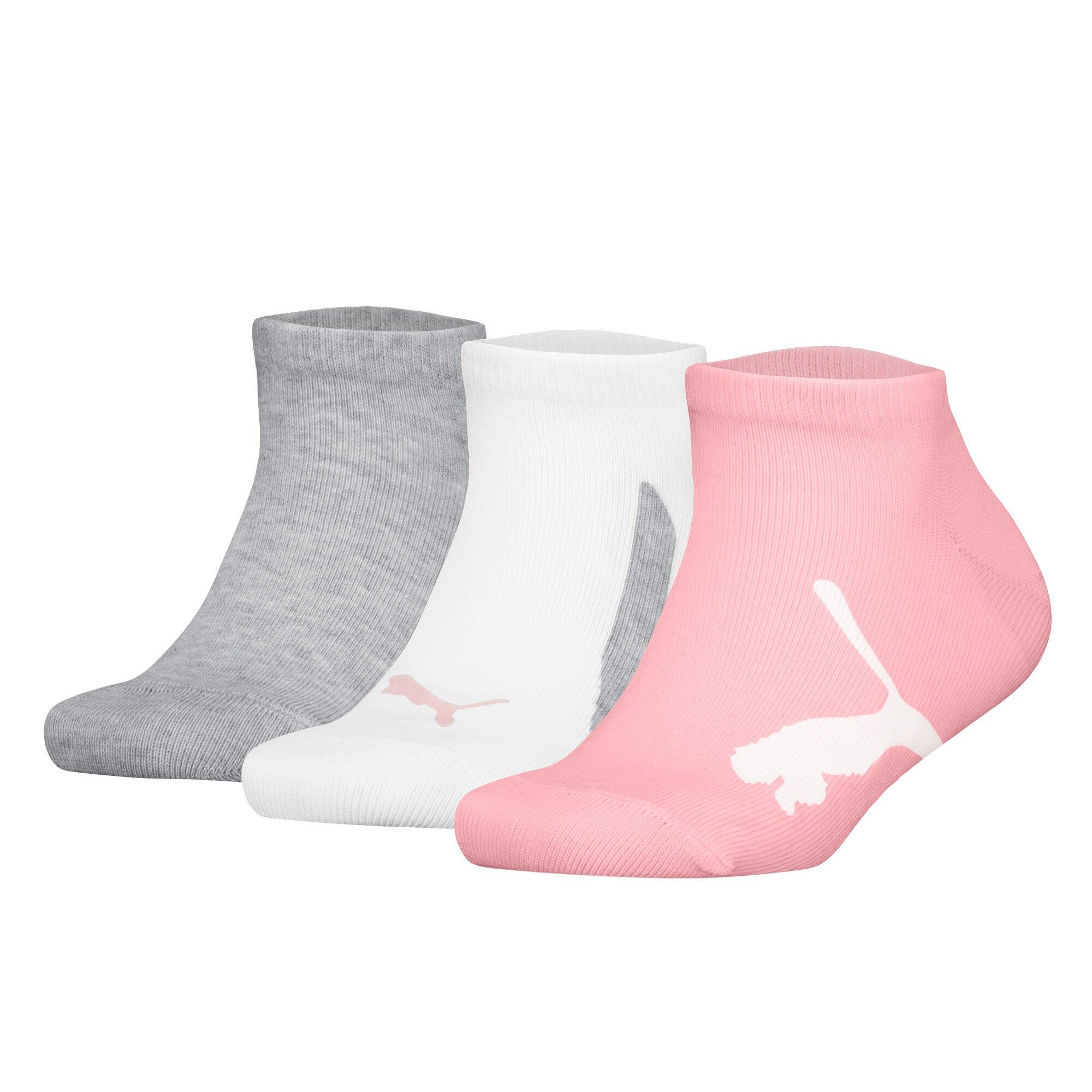 Puma - Chaussettes Unisexe Paquet De 3 Confortable À Porter-bwt Sneaker 3p - Chaussettes - Multicolore|rose - 31/34 - Decathlon