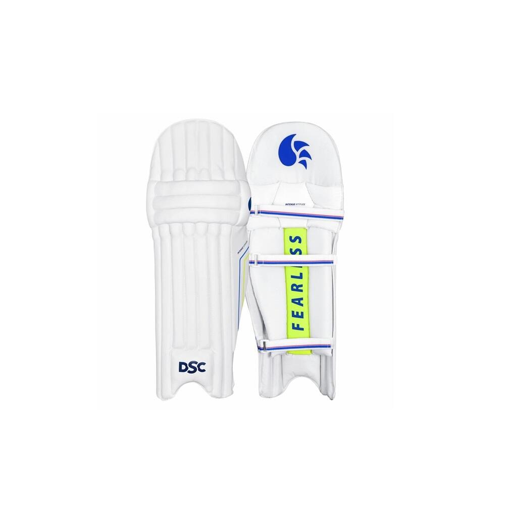 DSC DSC Intense Leather Attitude Cricket Batting Legguard  Durable & Comfortable