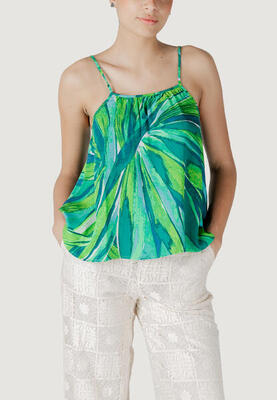 Tanktop onlalma life vis ella singlet aop dames groen