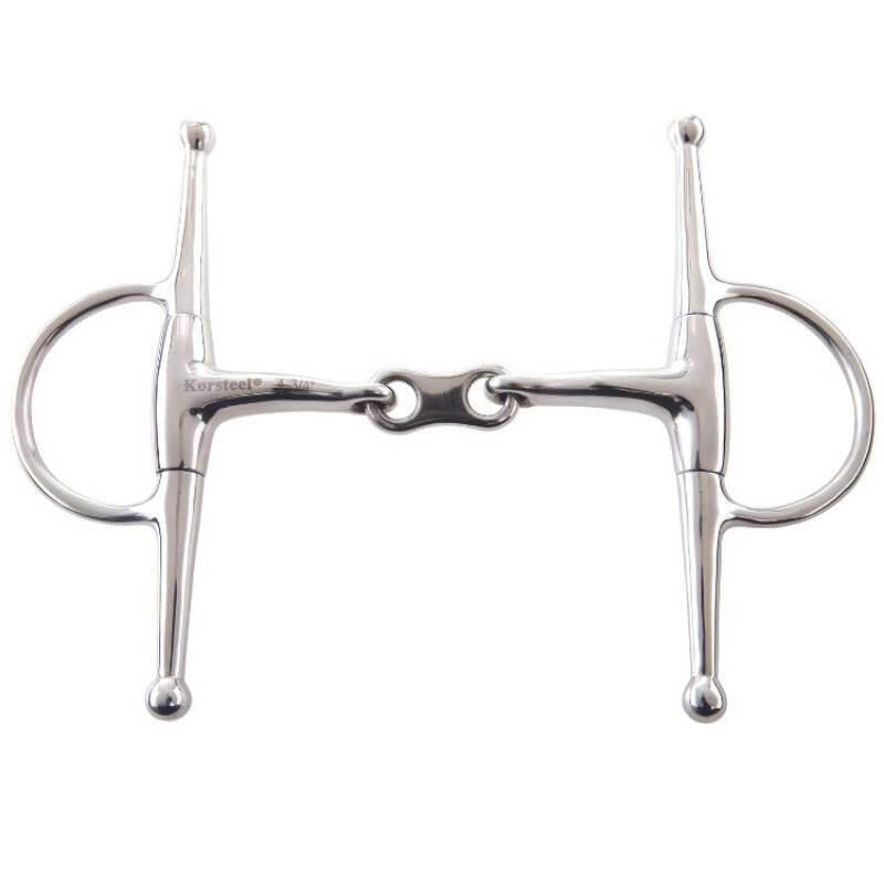 Full cheek and snaffle bits with French links for horses Weatherbeeta Korsteel