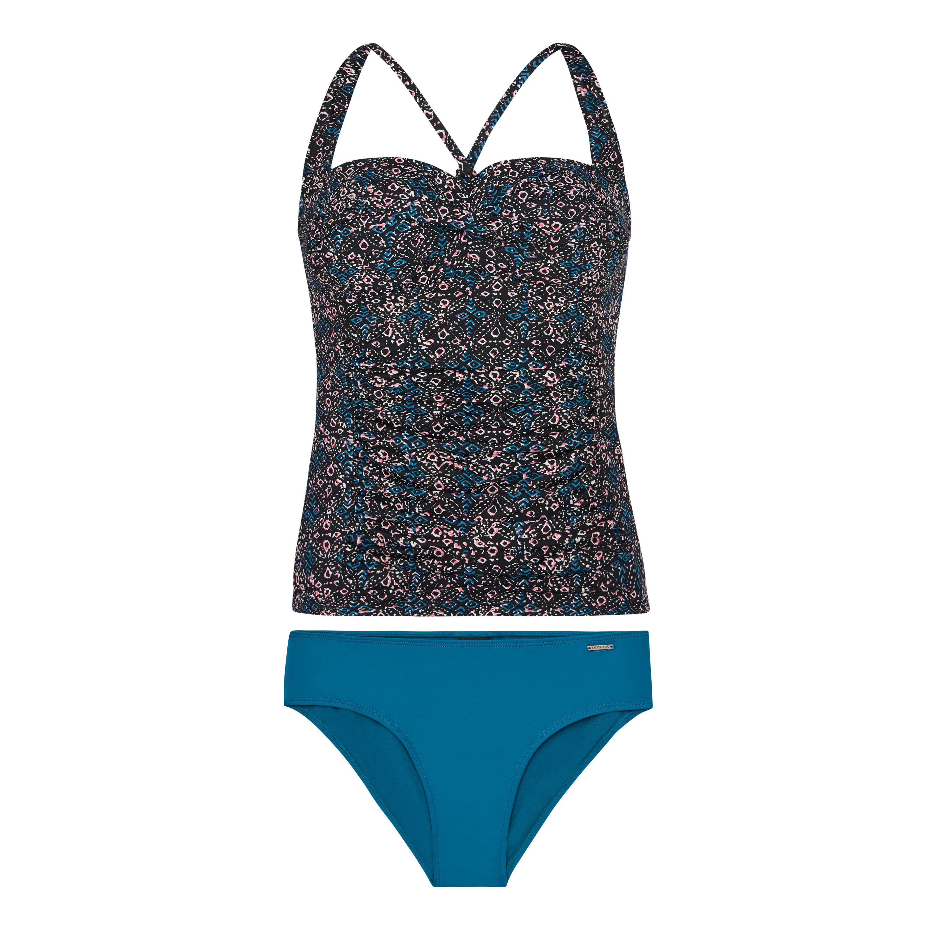 Protest - Maillot De Bain 2 Pièces Femme Protest Alya - Maillot De Bain 2 Pièces - Bleu - 52 2xl - Decathlon