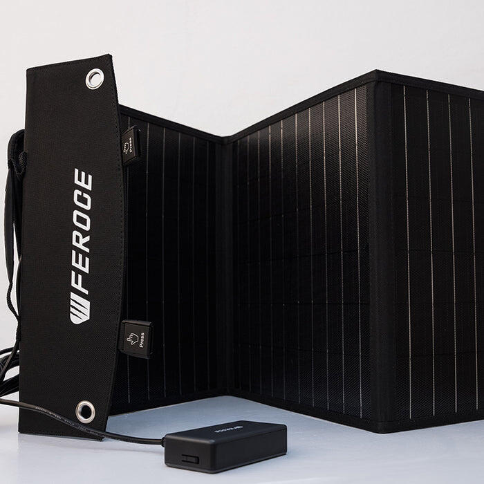 FEROCE Draagbaar zonnepaneel 60W