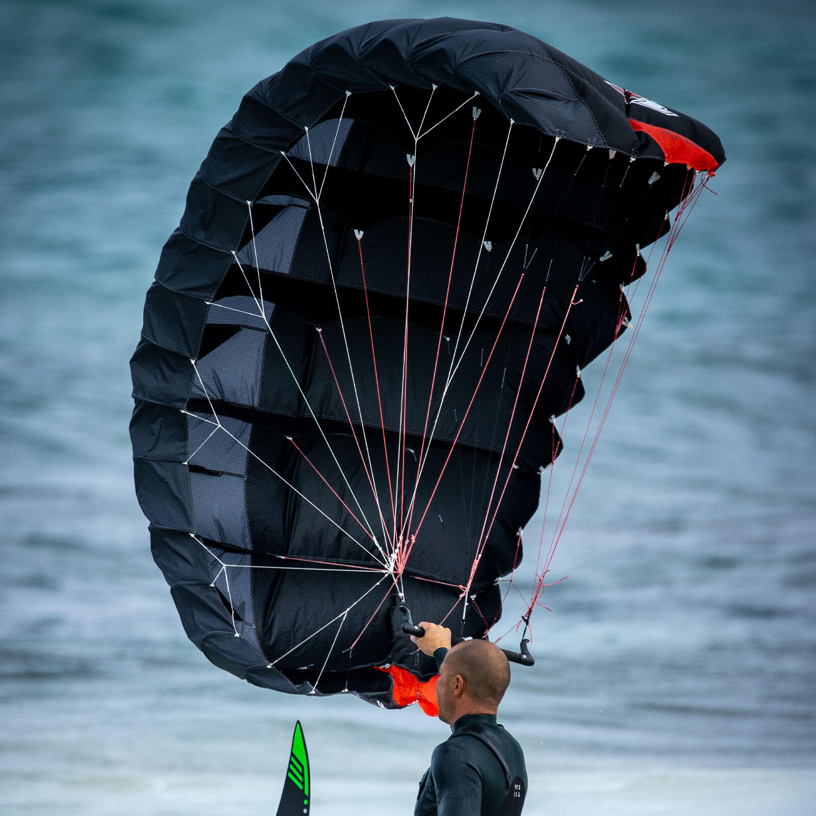 F2  Parawing Move Pro Wingfoil Wing  3,5qm Schwarz 5/5