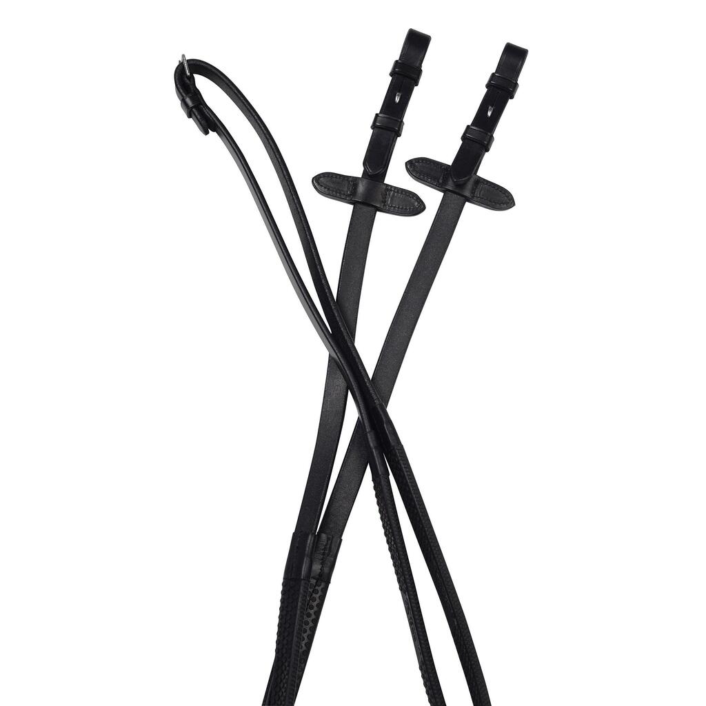 Horse Reins Weatherbeeta Collegiate Flexi Grip IV
