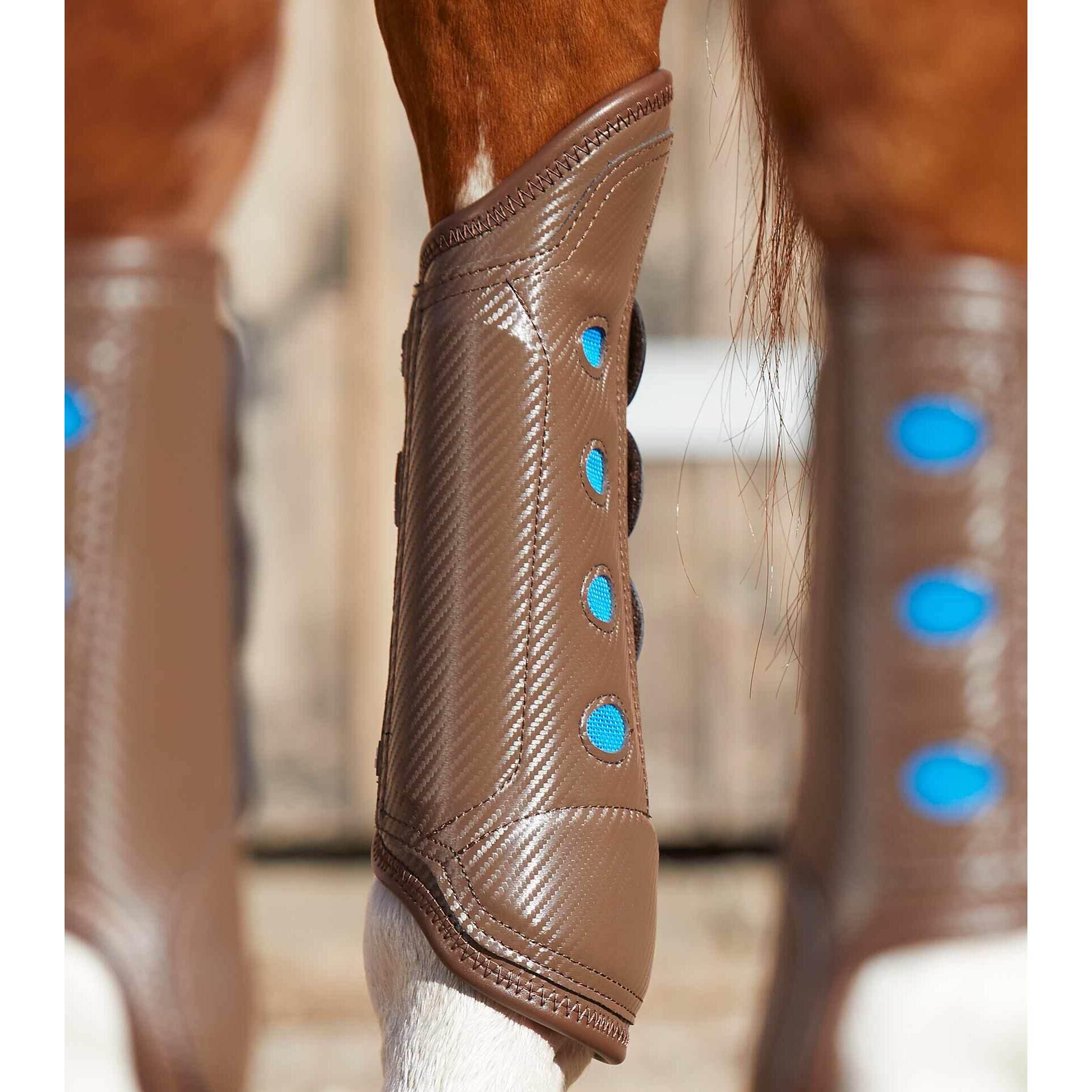 Guêtres postérieurs fermées pour cheval Premier Equine Carbon Tech Air Cooled 4/4