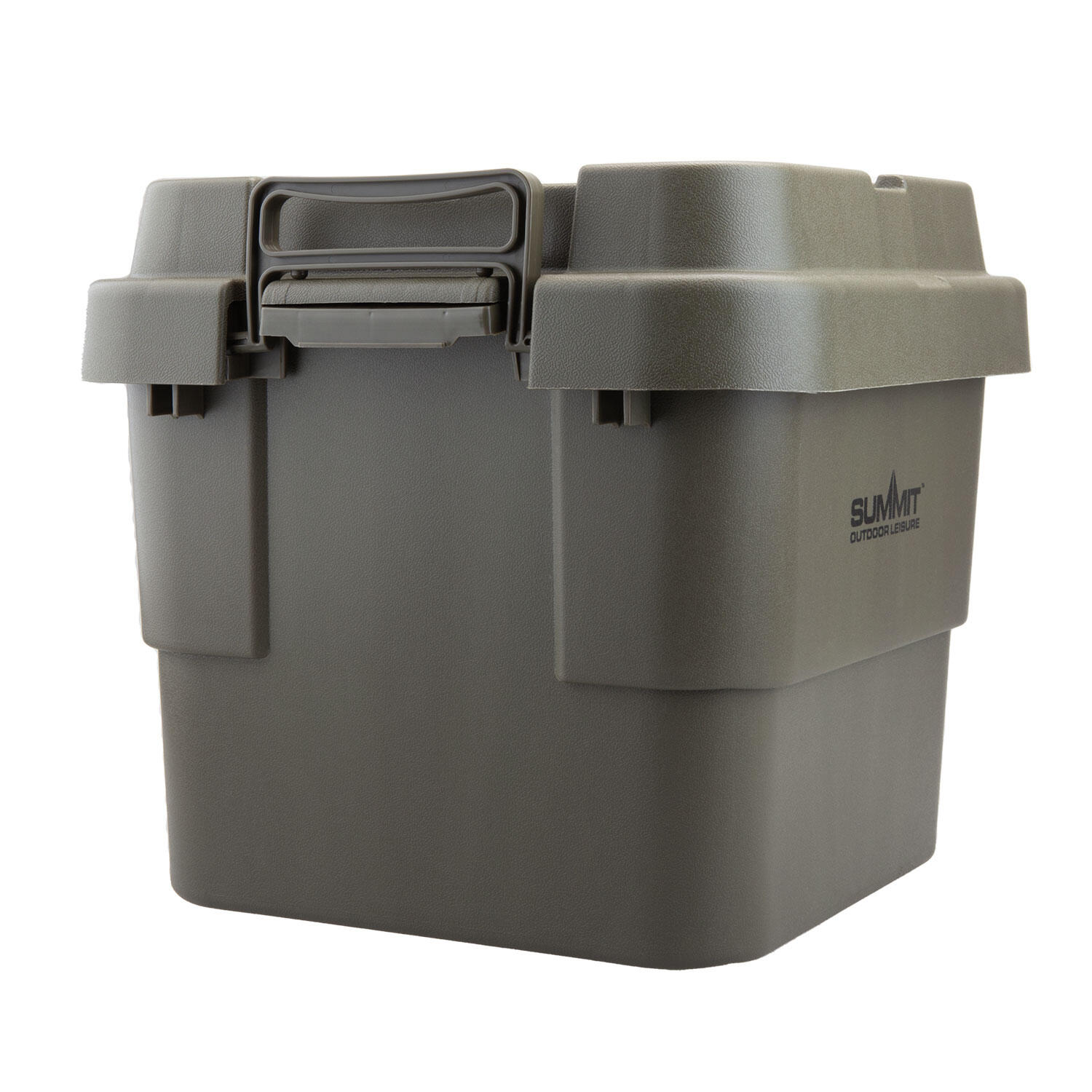 Storage Box 30L Carry Handles Camping Box Dry Storage Green 36 x 36 x 39cm 1/7
