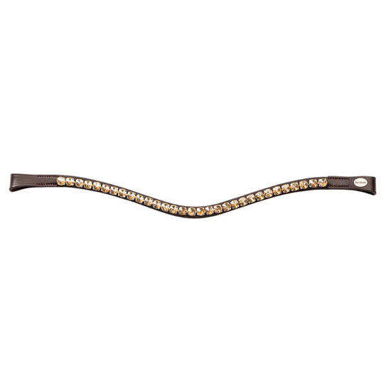 Frontal pour cheval Kavalkade Burgundy