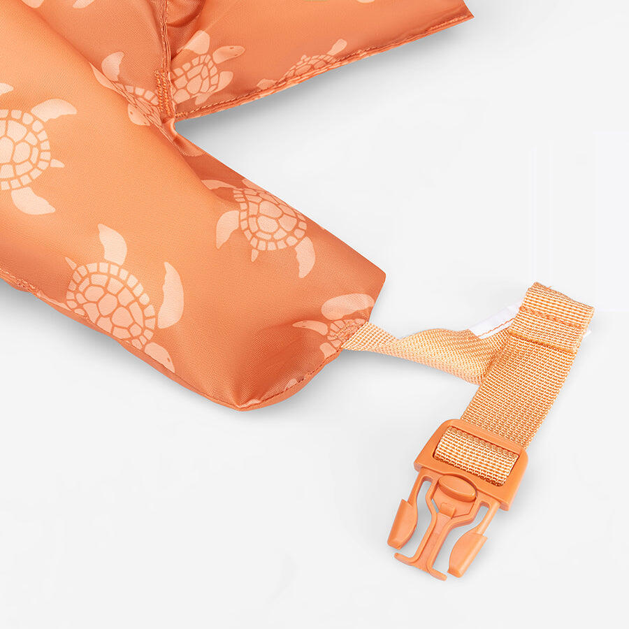 Swim Essentials Puddle Jumper - Orange - Turtle - 2/6 Years 3/4