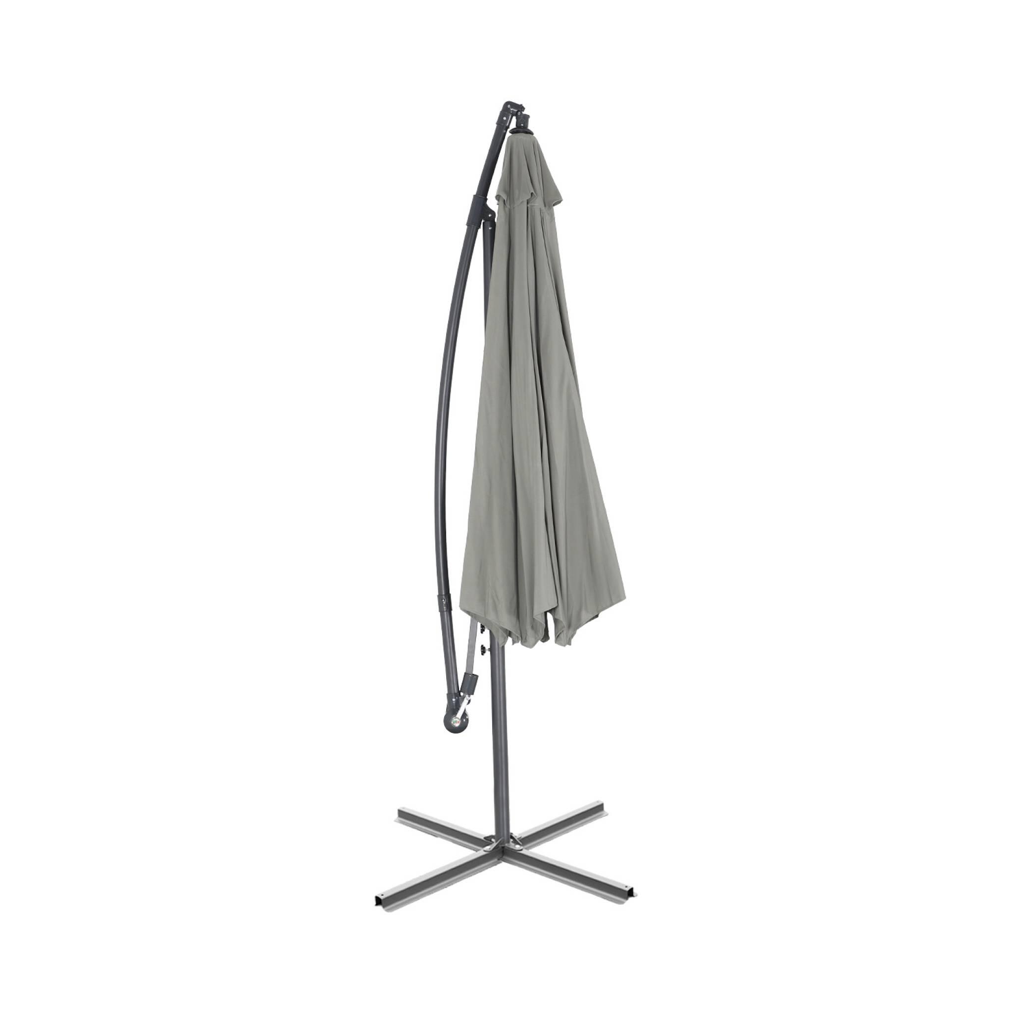 Sombrilla redonda, 350cm, Verde kaki 3/5