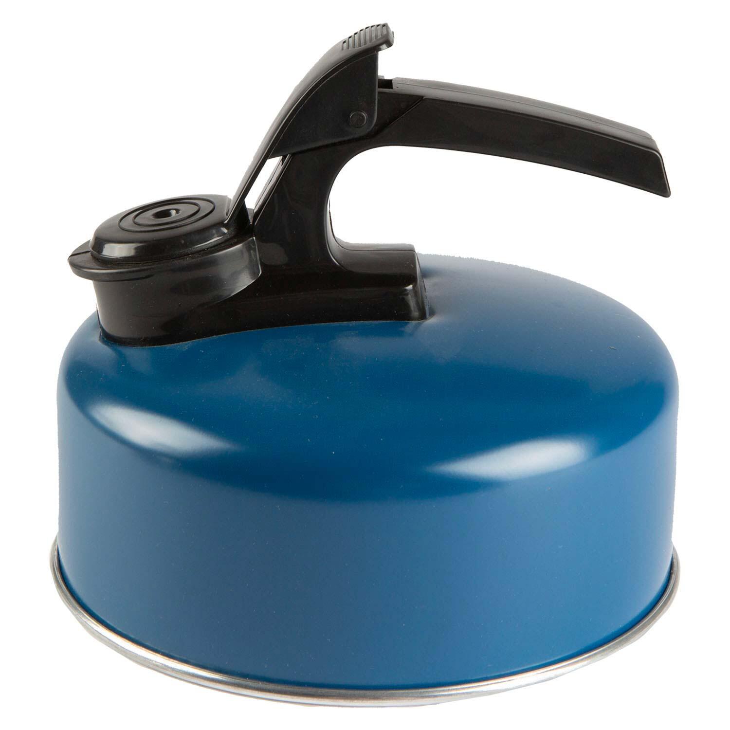 SUMMIT 1Ltr Kettle In Dark Blue Compact Water Heater 16cm x 13.5cm Blue X 1