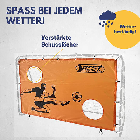Best Sporting Torwand 180er orange mit 2 Schußlöchern 22900 3/7