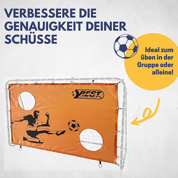 Best Sporting Torwand 180er orange mit 2 Schußlöchern 22900 2/7