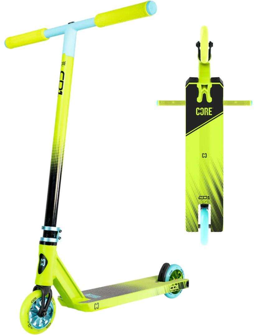 CORE CD1 Stunt Scooter Park 78cm Lime/Blau 2/7