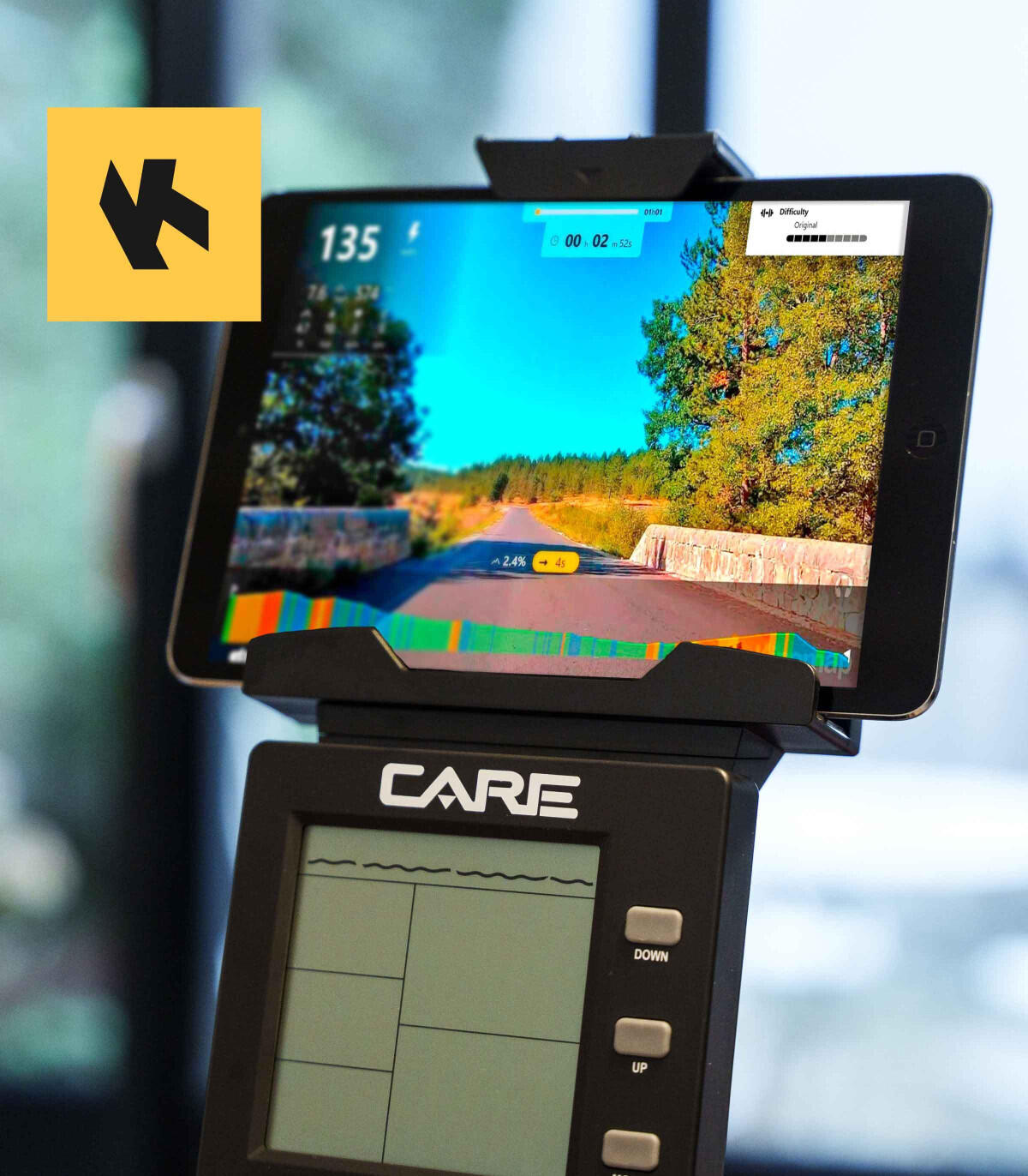 Roeitrainer - CARE - AIR ROWER connected 5/8