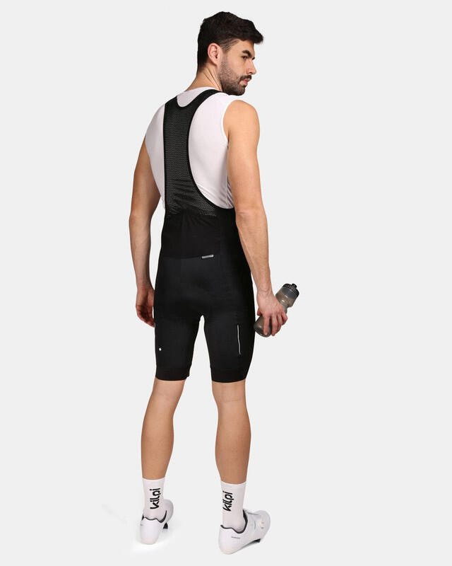 Culotte corto con tirantes ciclismo hombre GURRAFO-M KILPI Negro 2/7