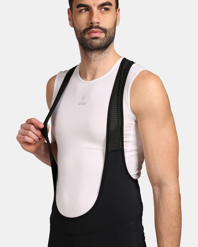Culotte corto con tirantes ciclismo hombre GURRAFO-M KILPI Negro 3/7