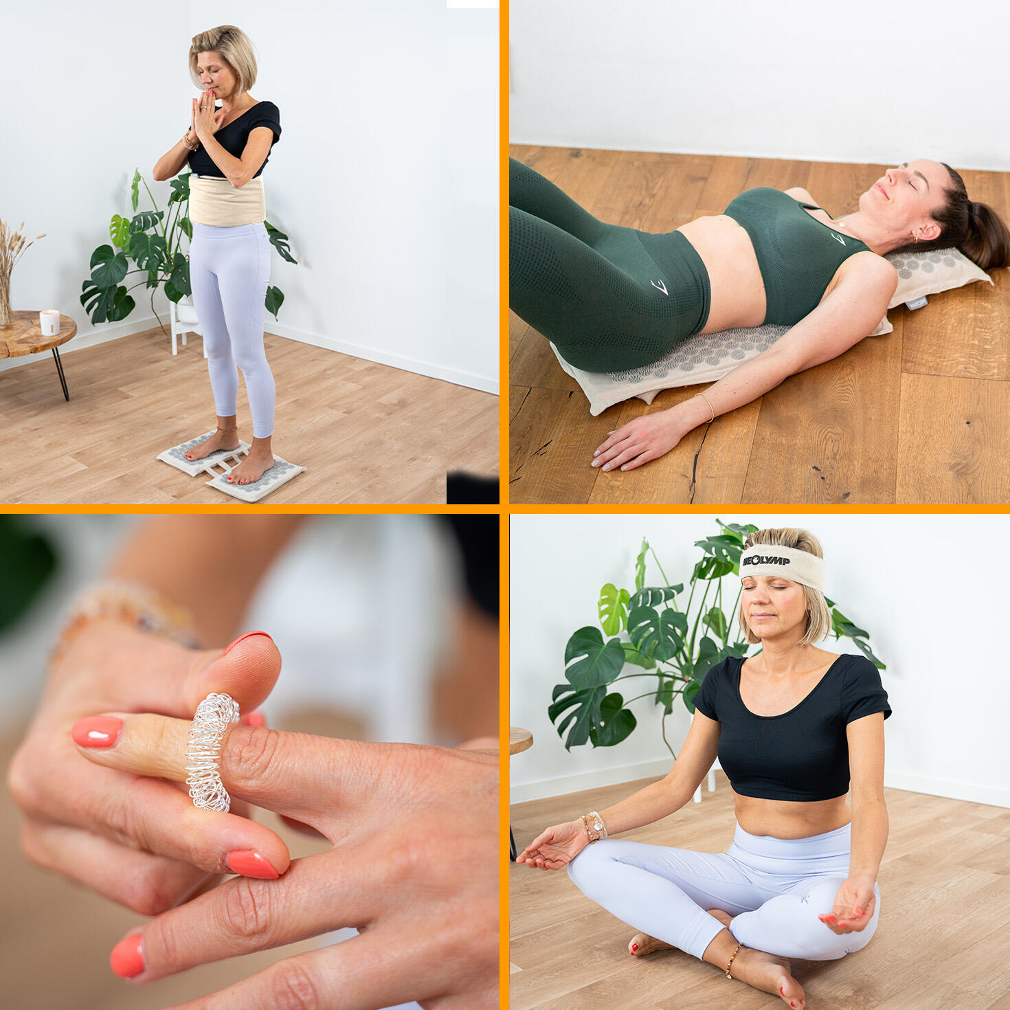 10 Bagues d’Acupression en Acier Inox – Anneaux de Massage Anti-Stress 4/7