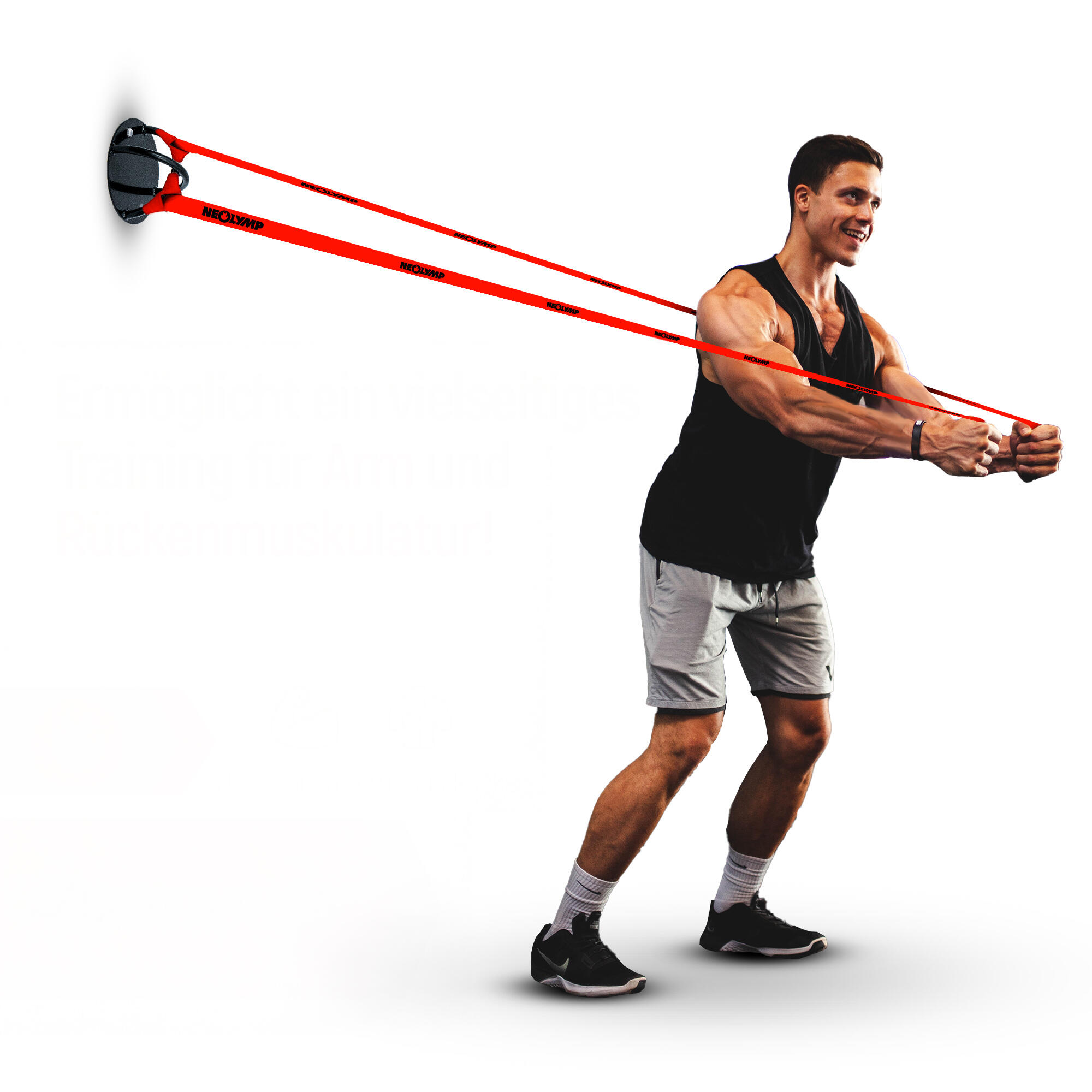 Ancre murale en acier inoxydable pour bandes résistance - Accessoires de fitness 3/7
