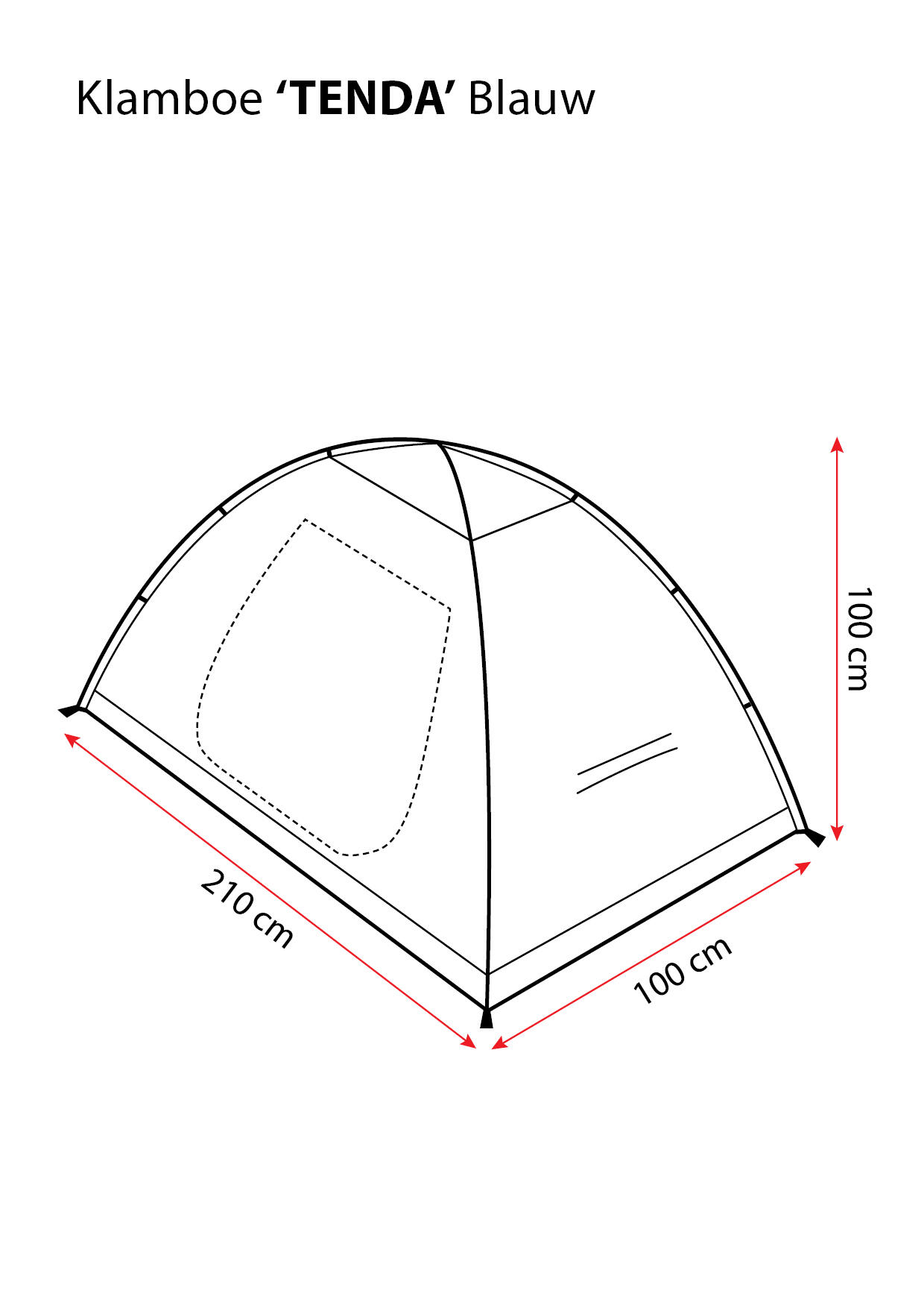 Tenda Zanzariera Deconet TENDA-100x200cm-1pers-Blu 3/7