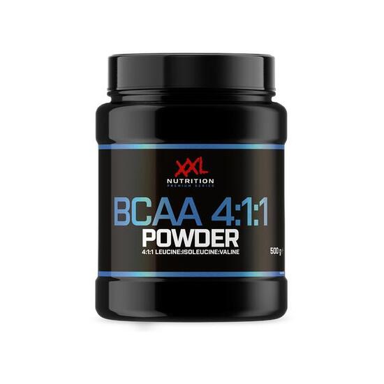 BCAA 4:1:1 Poudre - Acides Aminés Essentiels - Punch aux Fruits -500g (50 doses)