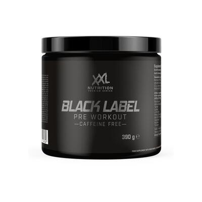 Black label - pre workout - framboos - 390 gram (30 doseringen)