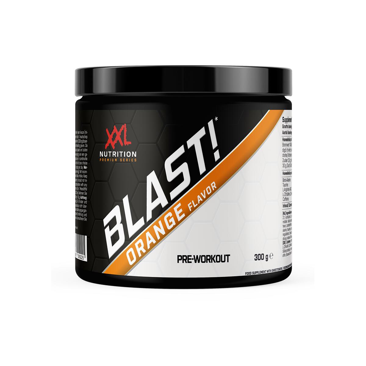XXL NUTRITION Blast! Pre Workout - Sinaasappel - 300 gram (30 doseringen)