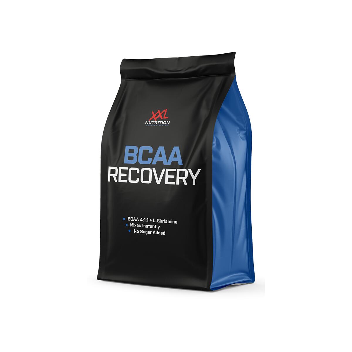 XXL NUTRITION BCAA Recovery - BCAA 4:1:1, Glutamine - Framboos - 1000 gram (100 doseringen)