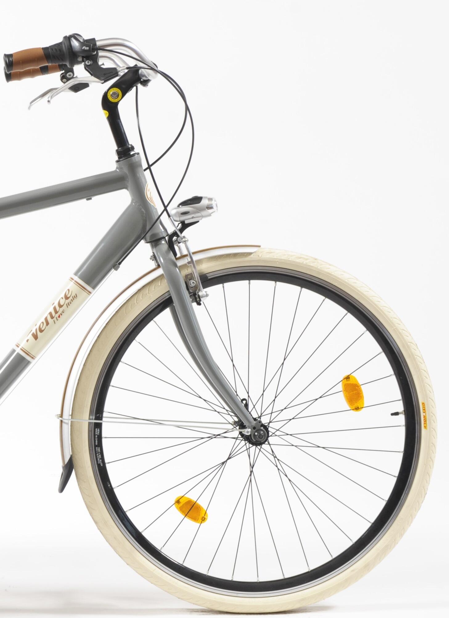 Cityfahrrad 28 Zoll 605 Aluminium Man Grau 3/5